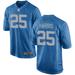 Will Harris Men's Nike Blue Detroit Lions Throwback Custom Game Jersey