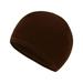 Winter Sports Skull Hat Warm Polar Fleece Beanie Thermal Cycling Hat Cap ( brown)