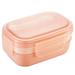 Lunch Container Good Sealing Compartment Large Capacity with Tableware 3 Layers Multiple Grid Lunch Food Box Daily Use