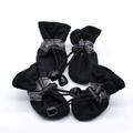 4Pcs Waterproof Pet antiskid Shoes Warm Puppy Boots Winter Dog Cat Snow Boots