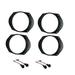 2 Pair Car Stereo Speakers Mount Spacers +Wire Harness for some 5 1/4 + 6 -Made for Select Ford Lincoln Mazda Mercury Vehicles -Vehicles Listed Below