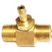 HElectQRIN Pressure Washer 3/8 Inch NPT Brass in Line Down Stream Chemical Soap Fixed Injector 5-8 GPM 2.3 Orifice