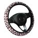 Leopard Cheetah Seamless Steering Wheel Cover Animal Skin Print Spots Steering Wheel Protector Universal 38cm Car Accessories