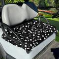 Xoenoiee Golf Clubs Balls Pattern Golf Car Seat Covers Golf Cart Accessories Universal Fit 2-Person Golf Cart Seat Blanket Summer Golf Cart Seat Towel Super Soft