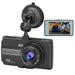 Dual Dash Cam 1080P Car Front and Inside Dual Dash Camera DVR 4inch HD Screen Driving Recorder with Night Vision 170Â° Wide Angle WDR Loop Recording