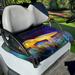 Xoenoiee Novelty Mushroom Print Golf Cart Seat Covers for Summer Soft Microfiber Golf Cart Seat Blanket Golf Cart Seat Towel for Club Car 2-Person Seats