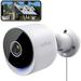 Outdoor Security Camera 2K 2.4GHz IP Camera 3MP High Resolution 10m Night Vision Motion Detection IP65