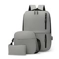 moobody Business Bag Set including Double Shoulder Bag and High Capacity Laptop Backpack with USB Charging