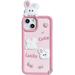 for iPhone 11 Pro Max Case Kawaii Phone Cases Cute 3D Cartoon Cool Bunny Soft Silicone Shockproof Protective Case Funny for iPhone 11 Pro Max Women Girls
