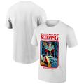 Men's Ripple Junction Steven Rhodes White He Sees You While You're Sleeping Holiday Graphic T-Shirt
