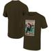Men's Ripple Junction Olive Brown The Big Lebowski Christmas Card Holiday Graphic T-Shirt