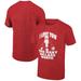 Men's Ripple Junction Heather Red The Office Holiday Graphic T-Shirt