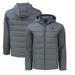 Men's Cutter & Buck Gray Arizona Diamondbacks Evoke Hybrid Eco Recycled Big Tall Full-Zip Hooded Jacket