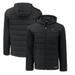 Men's Cutter & Buck Black Arizona Diamondbacks Evoke Hybrid Eco Recycled Big Tall Full-Zip Hooded Jacket