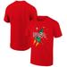Men's Ripple Junction Red NASA Space Shuttle & Stars Holiday Graphic T-Shirt