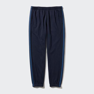 Uniqlo - Cotton Side Stripe Joggers - Blue - XXL