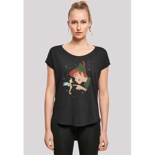 „T-Shirt F4NT4STIC „“Disney Peter Pan Tinkerbell Hey You““ Gr. L, schwarz Damen Shirts Jersey Premium Qualität“