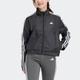 Outdoorjacke ADIDAS SPORTSWEAR "JG TR-ES 3S JK" Gr. 170, schwarz-weiß (black, white) Kinder Jacken Regenjacken