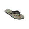 Sandale QUIKSILVER "Molokai Recycled", Gr. 11(44), blau (schwarz, blau, schwarz), Obermaterial: Synthetikmaterial / Außensohle: Moosgummi, Schuhe