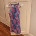 Lilly Pulitzer Dresses | Girls Sz 16 Lilly Pulitzer Sophelia Shift Dress, 'Borealis Blue Tropic Down Low' | Color: Blue/Pink | Size: 16g