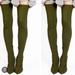 Free People Shoes | Free People Thigh High Boots | Color: Green | Size: 8