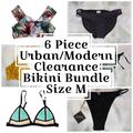 Pink Victoria's Secret Swim | 6 Piece Urban Modern Bikini Clearance Bundle! | Color: Silver/Yellow | Size: M