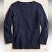 J. Crew Sweaters | J. Crew Indigo Cashmere & Wool Oversized Chunky Crewneck Sweater Women’s Xs | Color: Blue | Size: Xs