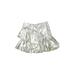 Zara Casual Fit & Flare Skirt Micro: Silver Print Bottoms - Women's Size X-Small