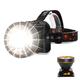 PARAROSE Head Torches, 90000 High Lumen Head Torch Rechargeable Super Bright Headtouch, Waterproof USB LED Head Tourch, 2 Modes Headlamp for Outdoor Camping Fishing Hunting Running Biking