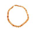 WORLD WIDE GEMS WWG Orange Aventurine 4mm rondelle faceted 7inch Natural Gemstones Beaded Bracelets for Men Women Healing Crystal Stretch Beaded Bracelet Unisex