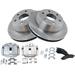 2000-2001 Chevrolet Suburban 1500 Rear Brake Pad Rotor and Caliper Set - TRQ BKA26436