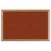 AARCO Wall Mounted Bulletin Board Wood/Cork in White | 24" x 36" | Wayfair OW2436210