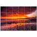 Picture-Tiles.com Sunset Photo 4.25 x 4.25, Ceramic in Black/Orange | Wayfair PT500979-64S