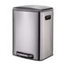 BinMax 13.2 Gallon Step on Stainless steel Kitchen Trash Can w/ Silent Close Lid Stainless Steel in Gray | 22.6 H x 17.7 W x 15.4 D in | Wayfair