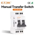 ETEK-Commutateur de transfert manuel pour les touristes commutateur modulaire installation de