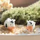Ensemble de figurines miniatures de vache pour la décoration intérieure mini figurine de vache en