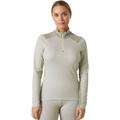 Helly Hansen Womens W LIFA Merino Midw 1/2 Zip, Mellow Grey, XL