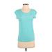 Nike Active T-Shirt: Teal Activewear - Women's Size X-Small