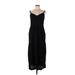 Old Navy Casual Dress - Party V Neck Sleeveless: Black Print Dresses - Women's Size Medium