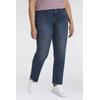 Straight-Jeans LEVI'S PLUS "314 Shaping Straight", Damen, Gr. 20 (52), Länge 32, blau (zealous blau), Denim/Jeans, Obermaterial: 80% Baumwolle, 19% Polyester, 1% Elasthan, casual, lang, Jeans, in Baumwoll-Stretch
