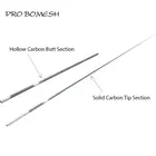 Pro Bomesh 1.8M/6FT PE 0.8-2 PE 1-3 PE 2-4 PE 3-5 PE 4-6 Punta in fibra di carbonio solida Jigging lento Asta vuota Costruzione di aste fai da te in bianco