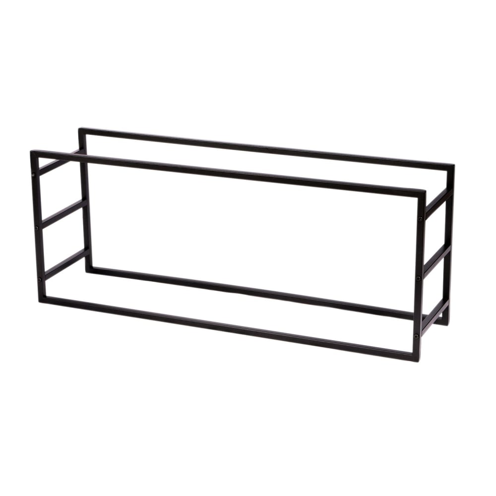 Porte buches horizontal noir