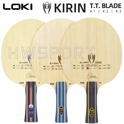 LOKI Kirin K1 K2 K3 Tischtennisschläger Offensive Entry Ping-Pong-Klinge 5 + 2 Schichten Basisplatine FL-Griff Image