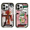 Custodia per Graffiti con viso umanoide artistico per IPhone 15 14 13 12 11 Pro X XS XR Max 7 8 Plus