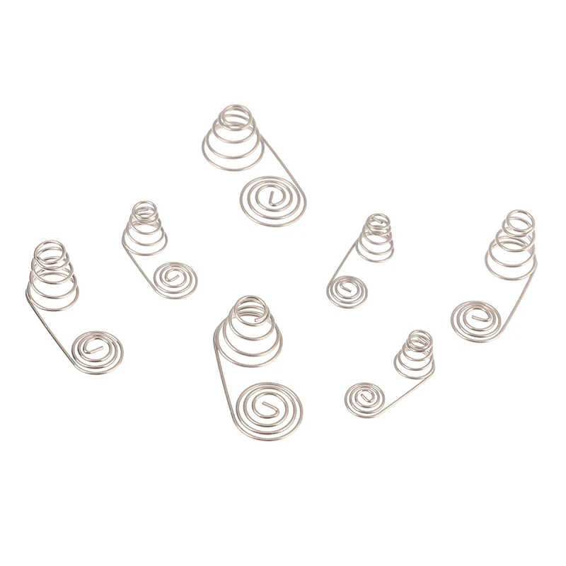 5 Stück aa Batterie negative und positive Spulen Feder Kontakt platte aa Batterie Nickel Draht feder Image