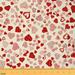 YST Cartoon Love Heart Fabric by The Yard Red Geometric Stripes Upholstery Fabric Girls Kawaii Heart Pattern Decorative Fabric Valentine s Day Women Love Hearts Indoor Outdoor Fabric 5 Yards