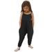 OGLCCG Baby Cute Summer Jumpsuits for Girls Kids Sleeveless Harem Strap Romper Jumpsuit Toddler Pants 1-6Y