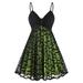 TUWABEII Fall & Winter Dresses for Womens Women s Gothic Dress Belt Dress Vintage Dress Festival Dress