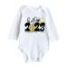 Meuva My First New Year Clothes Baby Boy Girl New Year Outfits Footed Pants Baby Boy Baby Boy Grandpa Clothes Little Jacket Set Long Sleeve Baby Boy Bodysuit Full Sleeve Tops for Baby Boy