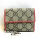 GUCCI wallet GG canvas tri-fold orange 256442